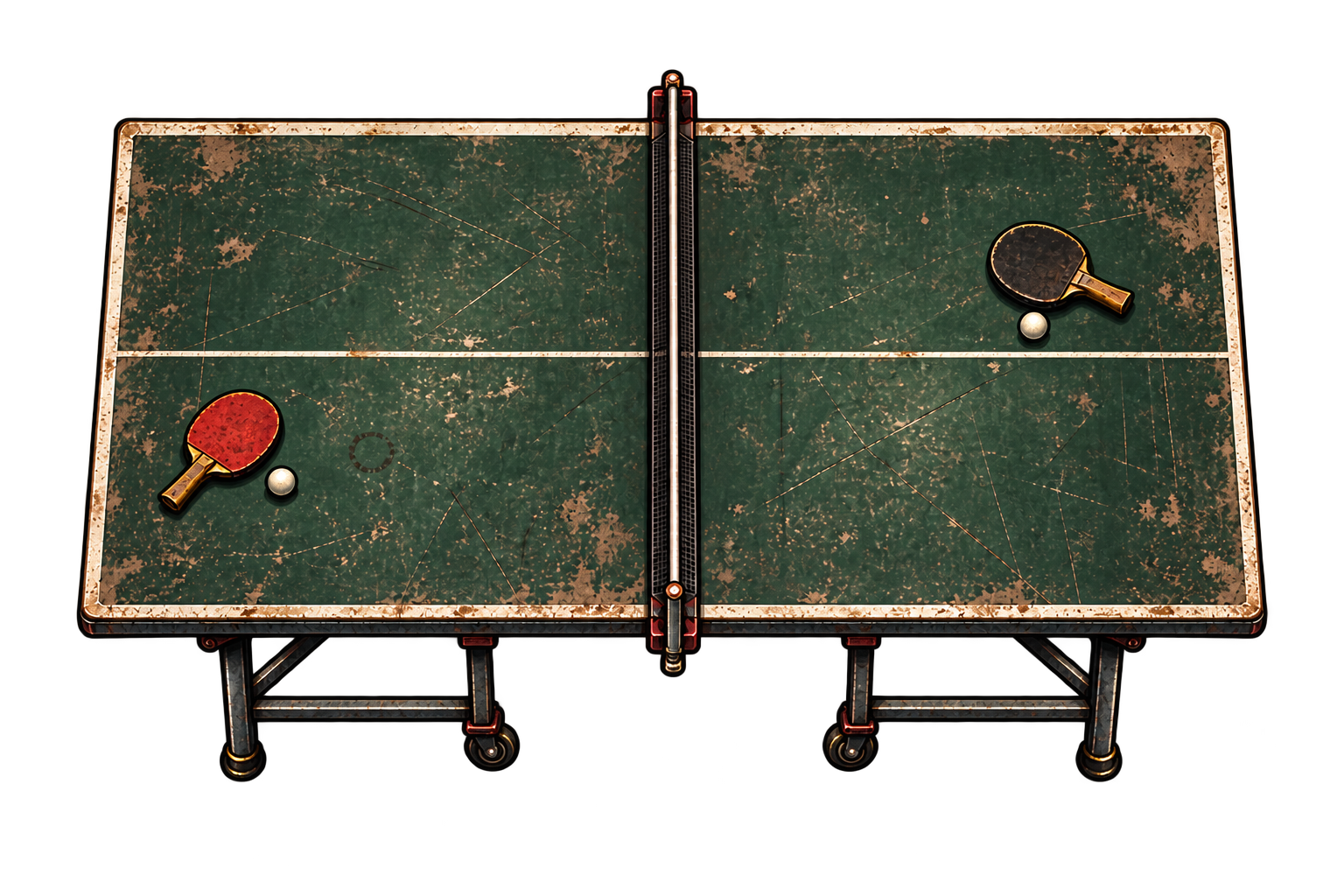 Tischtennis-Minispiel
